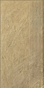 Paradyż Eremite Beige klinkier stopnica prosta 30x60
