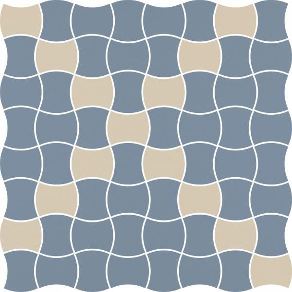 Paradyż Modernizm Blue mozaika Mix 30,86x30,86