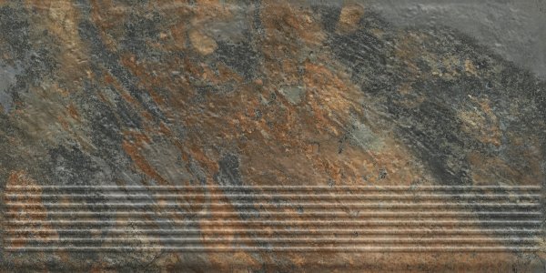Paradyż Ardis Rust stopnica prosta 30x60