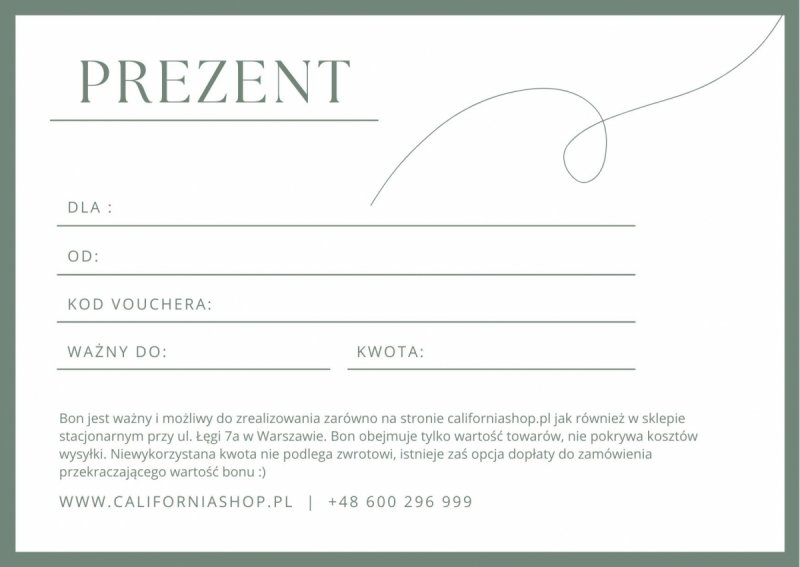 bon prezentowy
