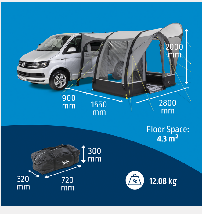 Kampa Sprint AIR Inflatable drive-away awning