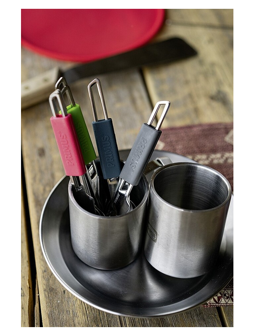 Zestaw sztućców Primus Leisure Cutlery Pink, 3 części