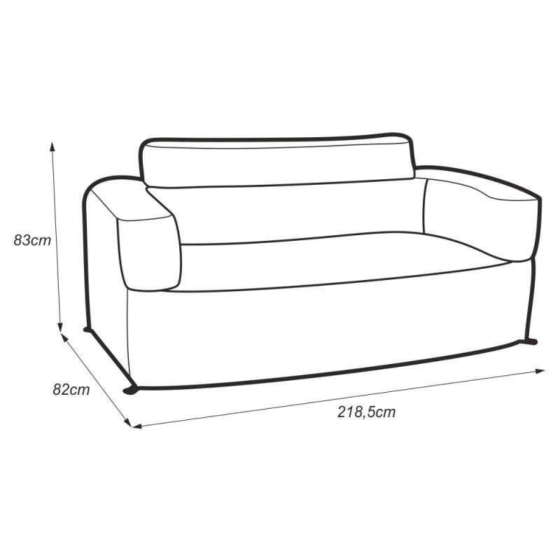 sofa dmuchana kanapa yolco xxl gs5w