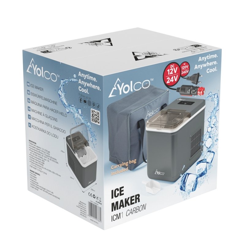 Kostkarka do lodu ICM1 Carbon Yolco