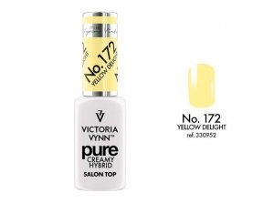 Kremowy Lakier Hybrydowy PURE kolor:  No 172 Yellow Delight
