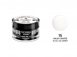           BUILD GEL -   Żel budujący 15ml No.015 Milky White