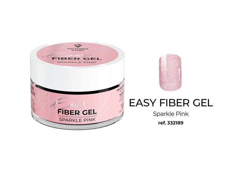            EASY FIBER GEL Sparkle Pink 50ml