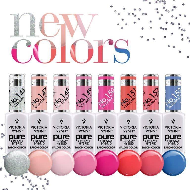  Kremowy Lakier Hybrydowy PURE kolor:  No 152 Coming Up Rose
