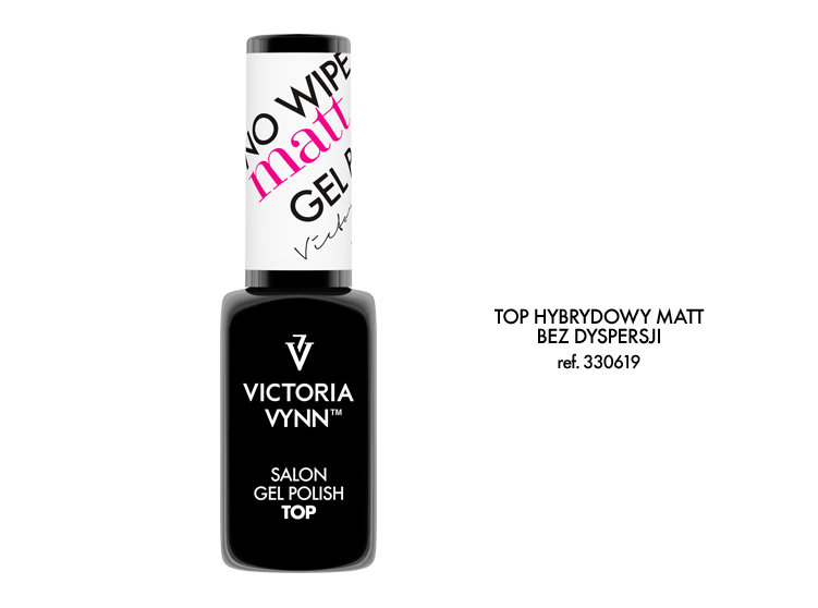  GEL POLISH TOP NO WIPE MATT (bez przemywania - matowy)