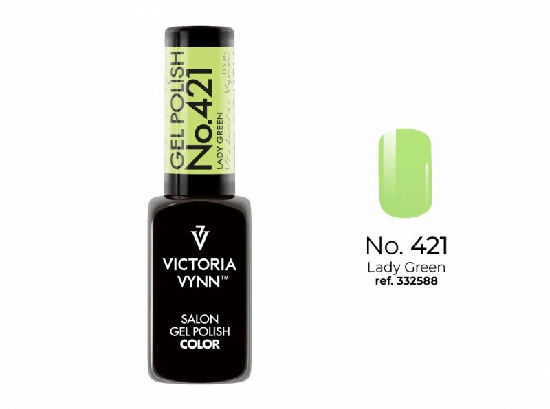                                     Victoria Vynn Salon Gel Polish COLOR kolor: No 421 Lady Green