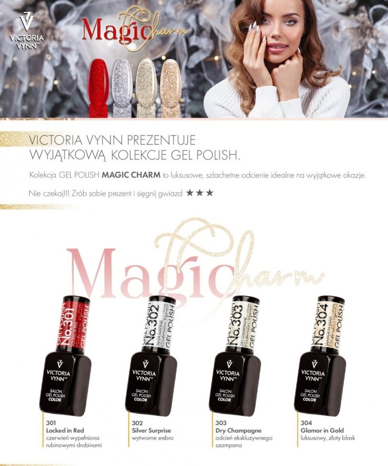  Victoria Vynn Salon Gel Polish COLOR kolor: No 304 Glamor in Gold