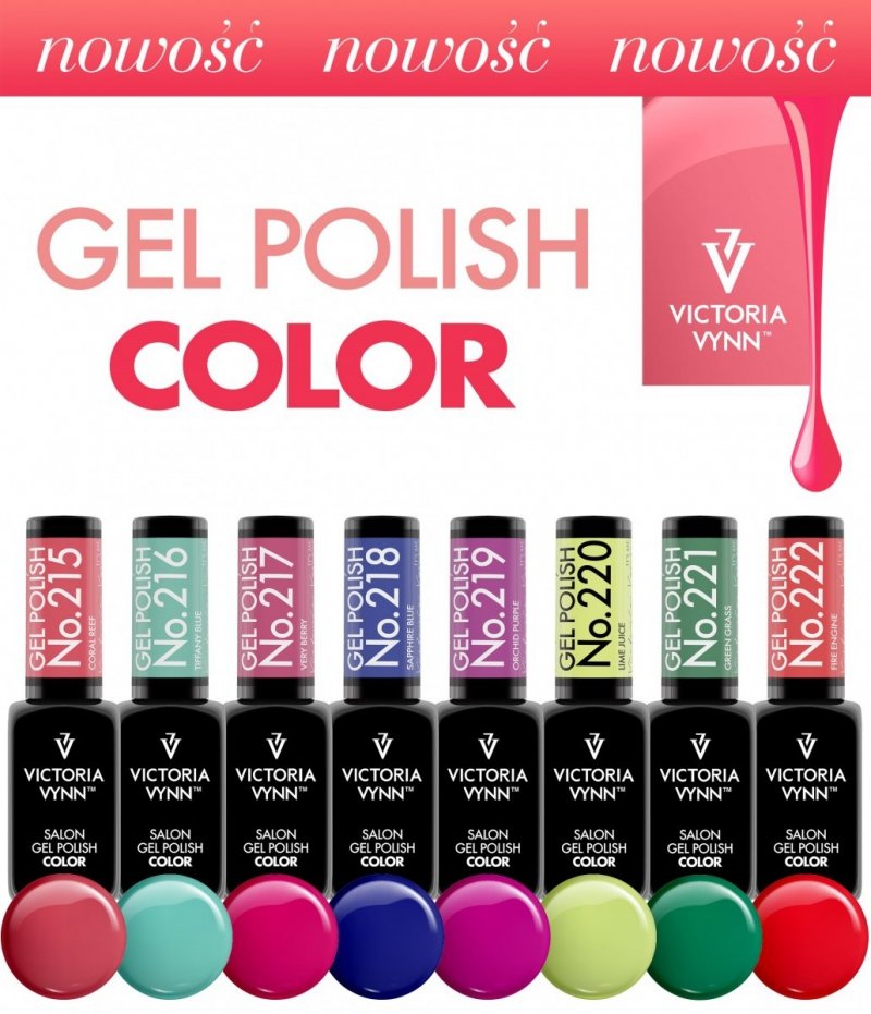  Victoria Vynn Salon Gel Polish COLOR kolor: No 216 Tiffany Blue