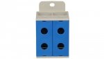 Złączka szynowa 2-torowa 35mm2 niebieska ZGX-2x35 niebieska ENE-00171