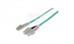 Kabel krosowy Patchcord światłowodowy OM3 50/125 MM LC-SC Duplex 1m INT 750912