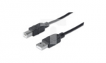 Kabel USB 2.0 AM-BM 1.8m do Drukarki Czarny Ekranowany