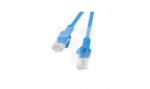 Kabel krosowy patchcord U/UTP kat.5e 0,25m niebieski PCU5-10CC-0025-B