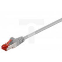 Kabel krosowy patchcord S/FTP (PiMF) kat.6 LSZH szary 10m 50891