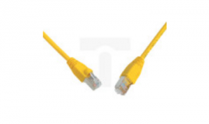Patchcord CAT6 SFTP PVC 3m żółty snag-proof C6-315YE-3MB