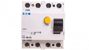 Wyłącznik różnicowoprądowy 4P 80A 0,3A typ AC PFIM-80/4/03-MW 235420
