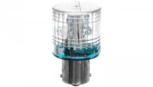Dioda LED błyskająca Ba15s 220 V AC niebieska T0-IKMF220M
