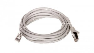 Kabel krosowy patchcord SF/UTP kat.5e CCA szary 3m 50146