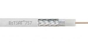 Przewód koncentryczny BiT SAT 757 1,05/5 biały LF0500 klasa Eca /bębnowy/