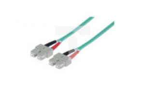 Kabel krosowy Patchcord światłowodowy OM3 50/125 MM SC-SC Duplex 2m INT 750837