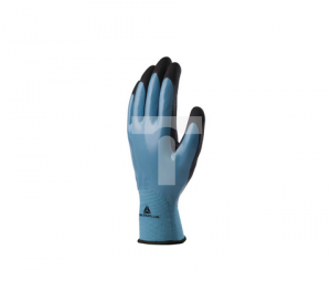 Rękawice robocze powlekane nitrylem kolor niebieski 10 VV636BL10