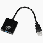 Adapter IBOX IAHV01 (HDMI M - D-Sub (VGA) F 1m kolor czarny)