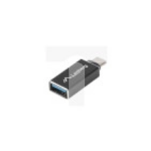 Adapter USB-C 3.1 &gt; USB-A czarny OTG LANBERG