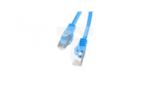 Kabel krosowy patchcord F/UTP kat.6 20m niebieski