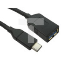 Przejściówka USB, dł. 1m, kolor: Czarny