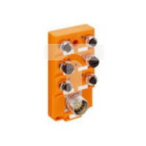 Koncentrator pasywny aktuator/sensor LED porty 6xM12 żeńskie / złącze M23 męskie na kabel sterujący ASBS 6/LED 5-4