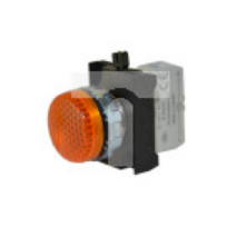 Lampka sygnalizacyjna serii CM z LED, 100-230V AC, żółta T0-CM0S0XS