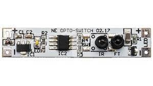 Włącznik LED OPTO bezdotykowy (na machnięcie ręką) do profilu 12V/24V 3A LUX00921