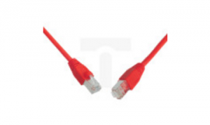 Patchcord CAT6 SFTP PVC 10m czerwony snag-proof C6-315RD-10MB