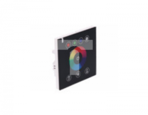 Sterownik LED panel RGB 12-24V 3x4A czarny v2 PR-RGB-144-WALL-B2