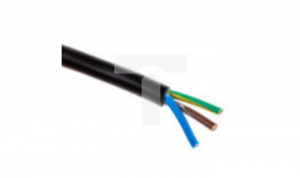 Sieciowy kabel zasilający 3 Core Polichlorek winylu PVC Sheath Czarny 5.2 → 6.7mm od , 300 V