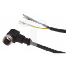 Kabel konfekcjonowany jednostrony złącze M12 żeńskie 5-pinowe kątowe wolny koniec przewodu 5x0,34mm² 5m PUR IP67 60V 90 stC VK50