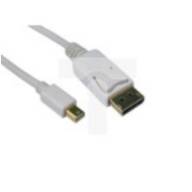 Kabel DisplayPort 3m Męskie Mini DisplayPort to Męski kabel DisplayPort Biały