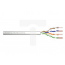 Kabel teleinformatyczny U/UTP kat.5e 4x2xAWG24 PVC drut szary Eca DK-1511-V-1-1 /100m/