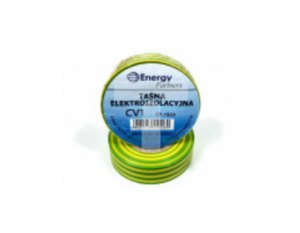 Taśma elektroizolacyjna PCW (19mm x 20m x 0.13mm) żółto-zielona - CV1(EP-1920)ŻZI - EP-238845