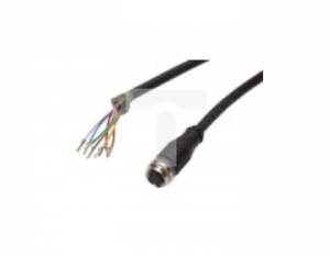 Kabel konfekcjonowany jednostrony złącze M12 żeńskie 8-pinowe proste wolny koniec przewodu 8x0,34mm² 10m PUR IP67 30V 90 stC VKA