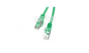 Kabel krosowy patchcord F/UTP kat.6 3m zielony