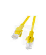 Kabel krosowy patchcord U/UTP kat.6 20m żółty PCU6-10CC-2000-Y