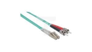 Kabel krosowy Patchcord światłowodowy OM3 50/125 MM ST-LC Duplex 1m INT 751117