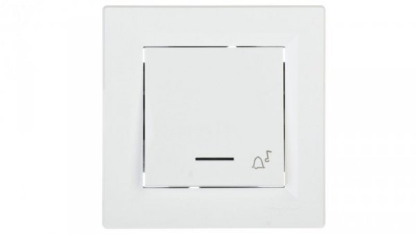 ASFORA Przycisk dzwonek z podświetleniem biały EPH1700121