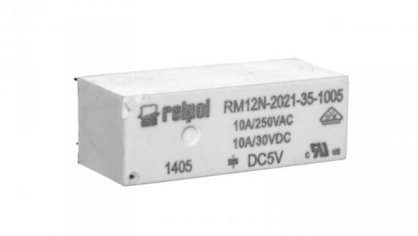 Przekaźniki miniaturowy 1Z 10A 5V DC PCB RM12N-2021-35-1005 2614962