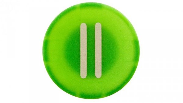 Wkładka do przycisku 22mm płaska zielona z symbolem START II M22-XD-G-X2 218168