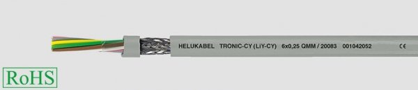 Przewód sterowniczy TRONIC-CY (LiY-CY) 4x0,34 500V 20058 /bębnowy/
